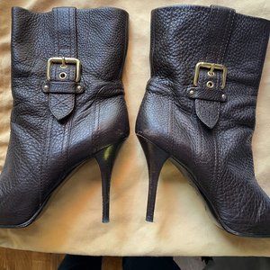 Louis Vuitton brown leather boots size 40 (US 9)